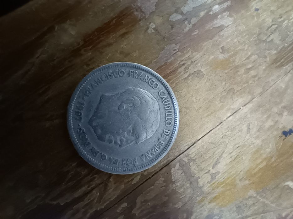 Moedas 5 pesetas Franco ( 53/57/66)
