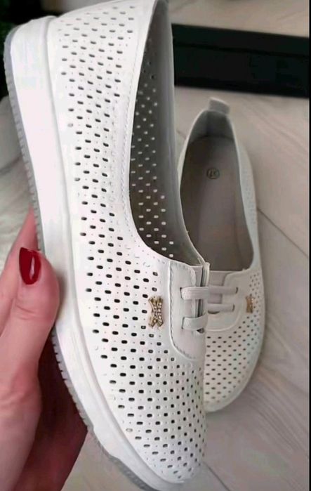 Жіночі макасини пресшкіра