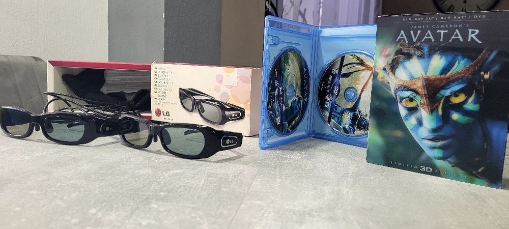 BLU-RAY 3D AVATAR plus okulary3D LG