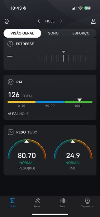 Smartwatch Amazfit GTR 47mm + pulseira clássica