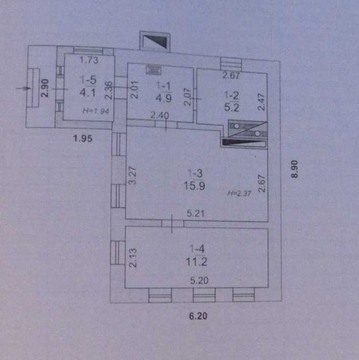 Продам газиф. будинок по вул.6 Грудня (р-н Бадина-Новопилипівка)