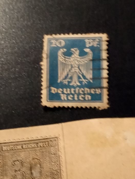 5 selos pfennig Alemanha Germany - Aguia Imperial	1924