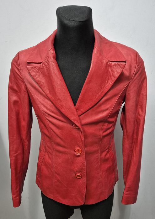 VINCENTE made in italy roz. M 44 delikatna miękka SKÓRA naturalna