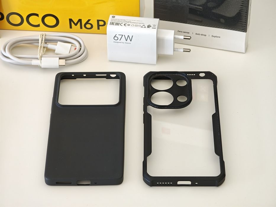 POCO M6 PRO 8/256 jak nowy! Komplet + dodatki