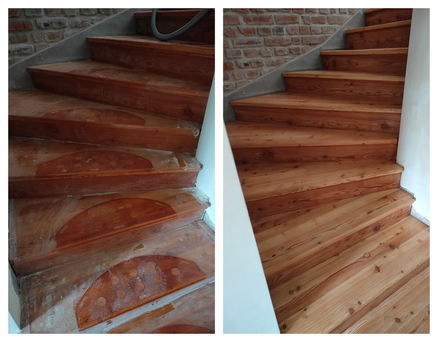 Cyklinowanie. Renowacja podłóg, schodów. Całe Pomorskie