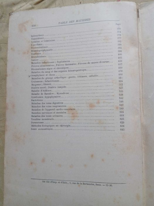Gaston Lyon Therapeutique Biologique 1937