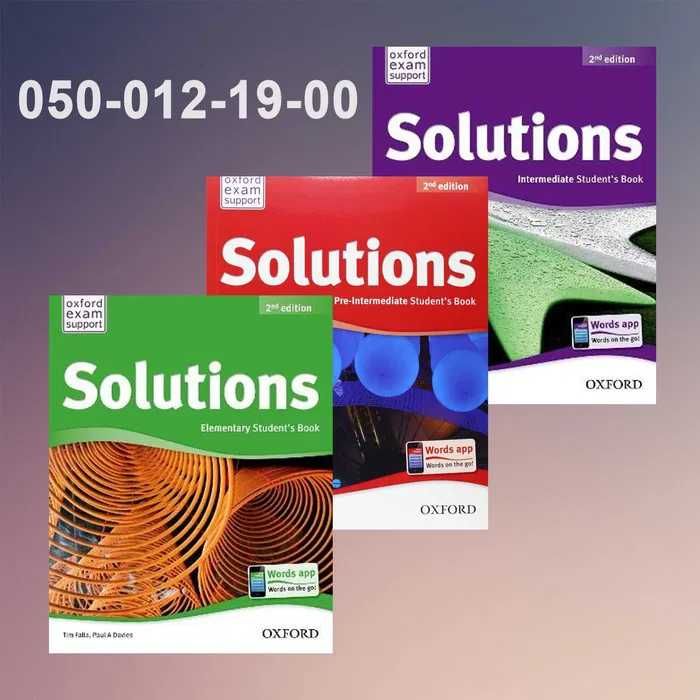 Solutions - комплект Pre-Intermediate - англійська