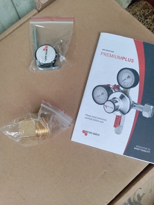 Вуглекислотний редуктор CO2 MIcro Matic на 2 вихода Новий