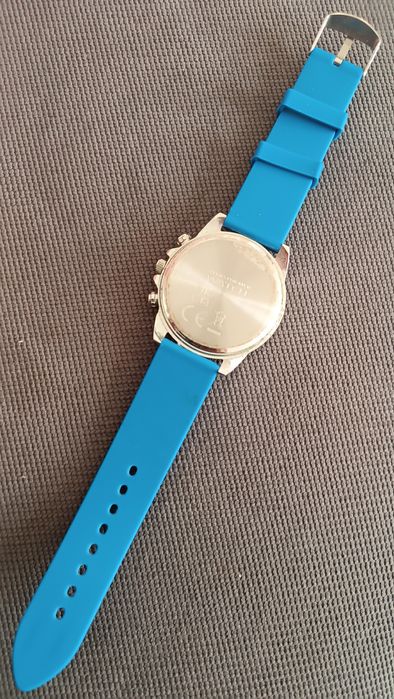 Zegarek Atlas For Men 45 mm niebieski sprawny silikonowy pasek