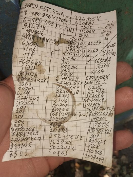 Подшипники СССР разных размеров.