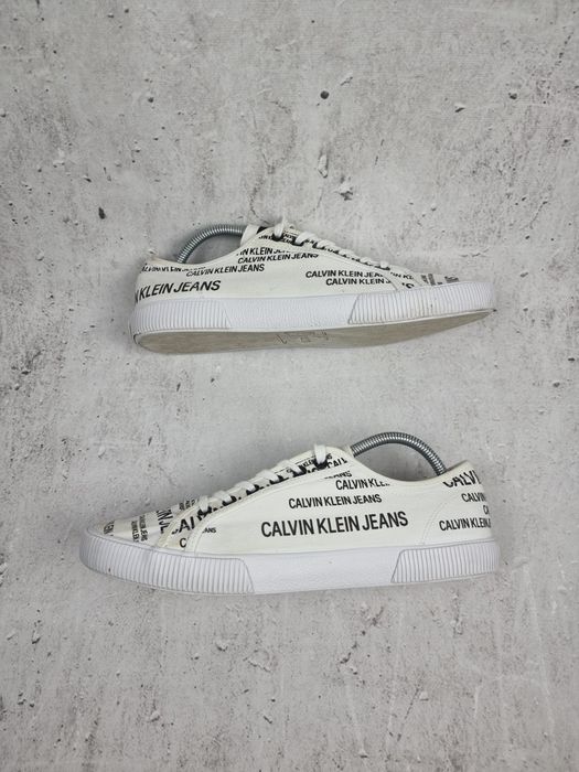 Trampki Męskie Calvin Klein Ck 43 buty sportowe wyjściowe Białe