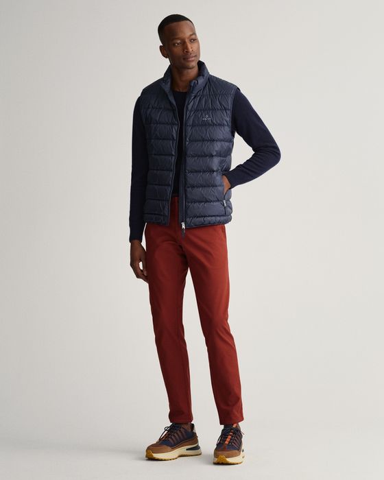 Gant 40 L Kamizelka Męska Bezrękawnik Kaczy Puch Light Down D2416