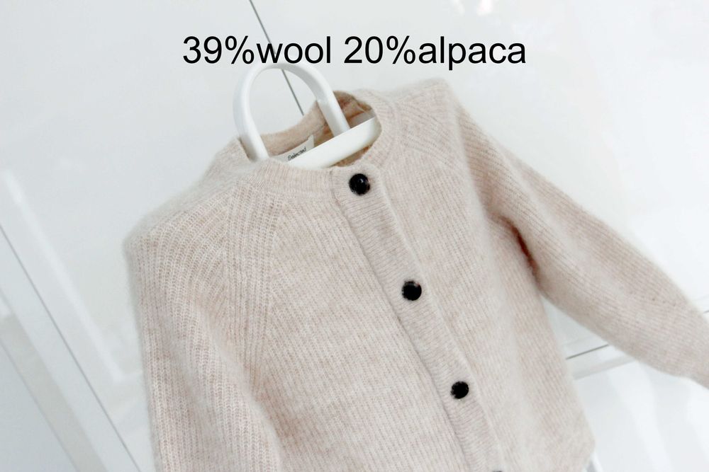 39%wełna 20%alpaka Selected, bez wad M/S