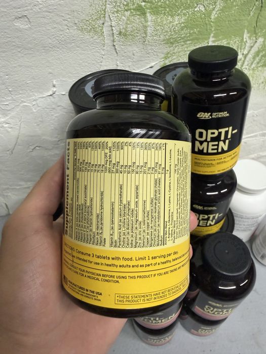 Вітаміни OptiMen OptiWomen для чоловіків та жінок Витамины Оптимен Оптивумен США