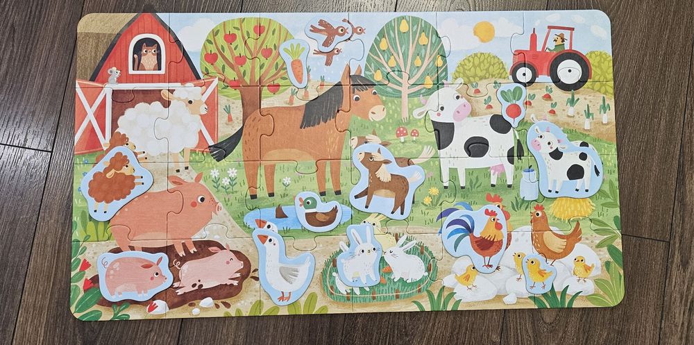 Puzzle czuczu wóz strażacki i wieś oraz inne