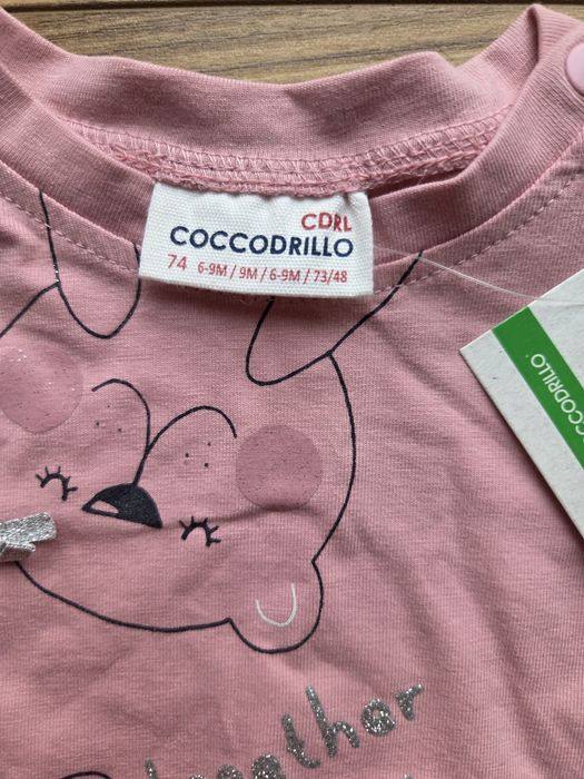 Bluzka dzieczęca r. 74 Coccodrillo skarpetki gratis