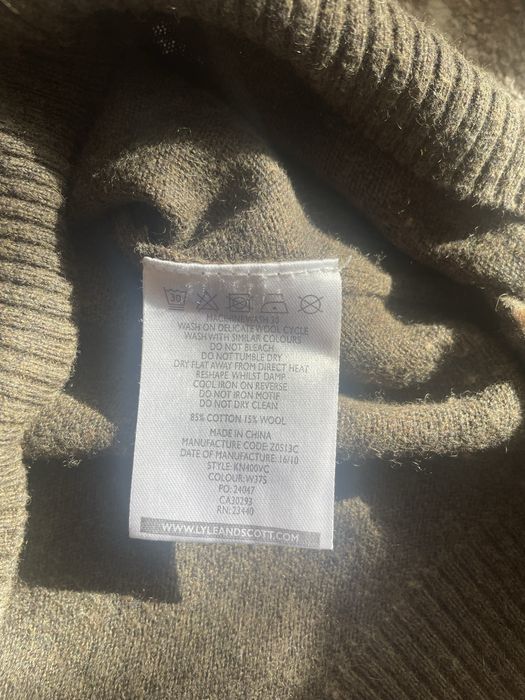 Світер lyle&scott  vintage XL