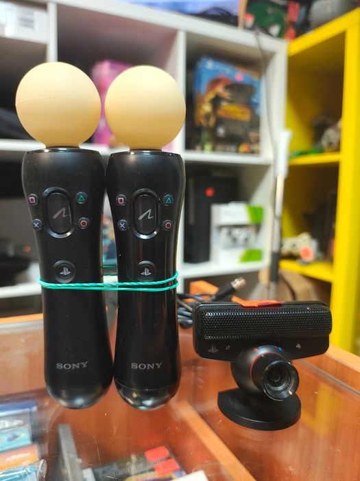 KAMERA Sony PS3 + 2x MOVE PlayStation 3 PS4 Pewniak SklepRetroWWA #2