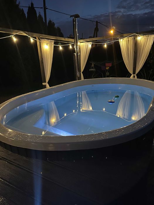 Basen balia jacuzzi od ręki nowe producent hydromasaż piec zestaw