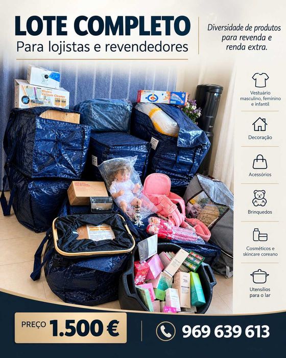Lote de produtos diversos
