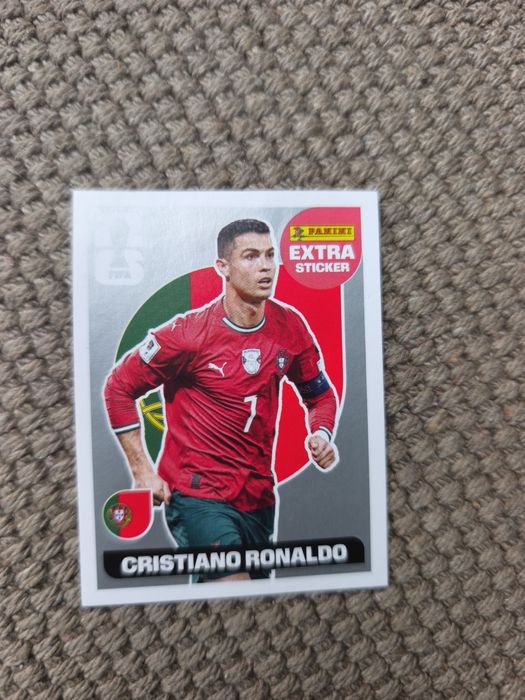 Cromo Cristiano Ronaldo - EXTRA STICKER LEGEND SILVER- Mundial2026