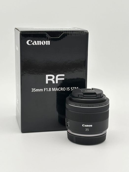 Canon RF 35mm 1.8 como nova