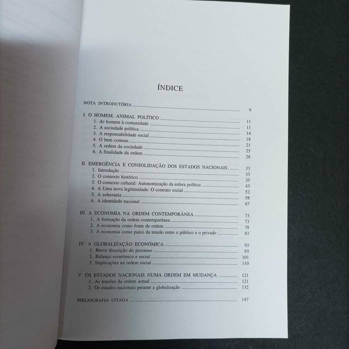 Os Estados Nacionais e a Economia Global  Vítor Bento