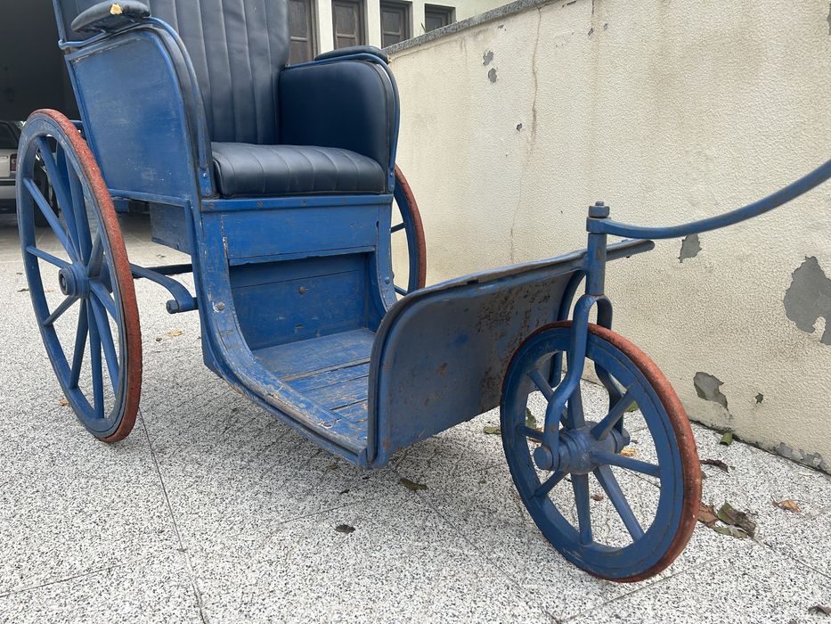 carrinho de passeio antigo unico