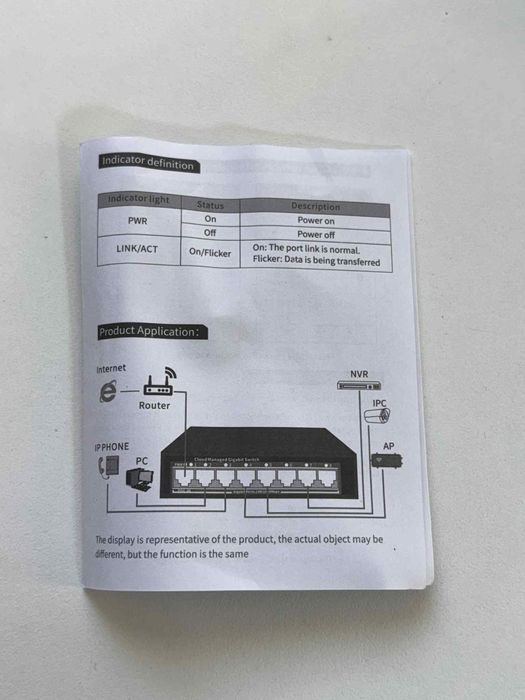 Cloud-Managed Gigabit Switch