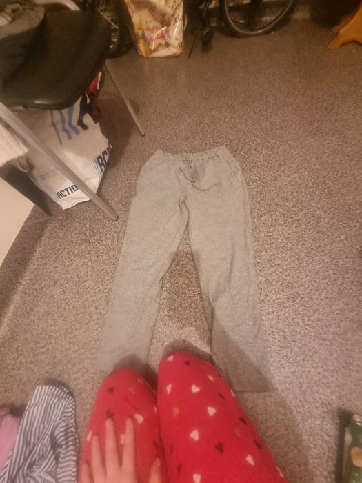 dresy szare bodajze l/xl