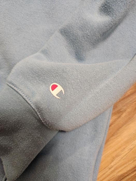 Bluza Champion damska S/M mniejsze M niebieska miekka bawełna