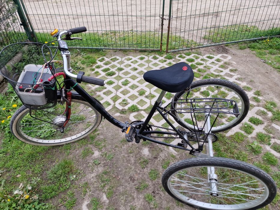 Rower elektryczny trójkołowy