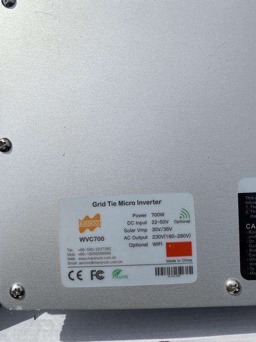 Micro inversor Grid Tie 700w