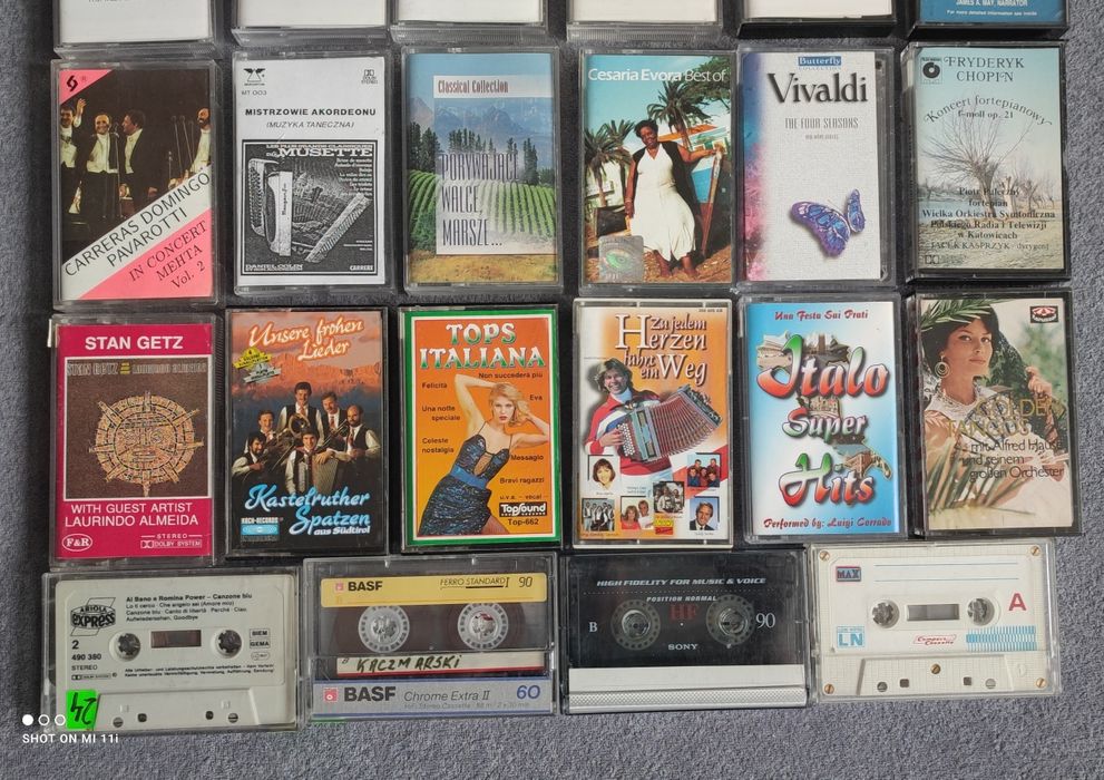 Kaseta kasety zestaw mix różne 40szt.