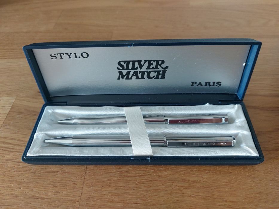 Conjunto esferográfica e lapiseira SILVERMATCH
