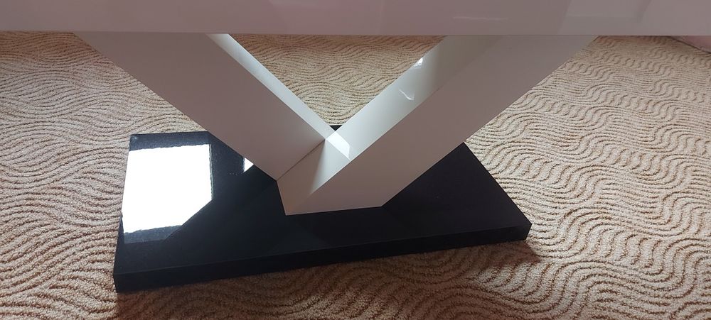 Ława na wysoki połysk witryna szafka rtv