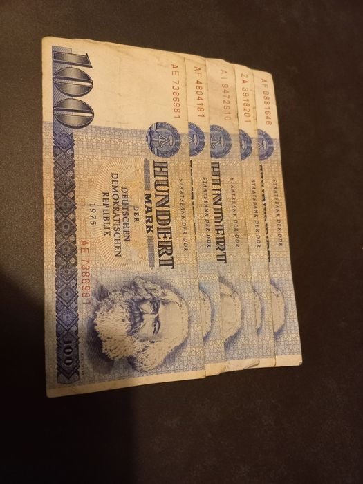 100 Deutschen Mark 4szt