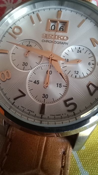 Relógio seiko cronograph como novo.