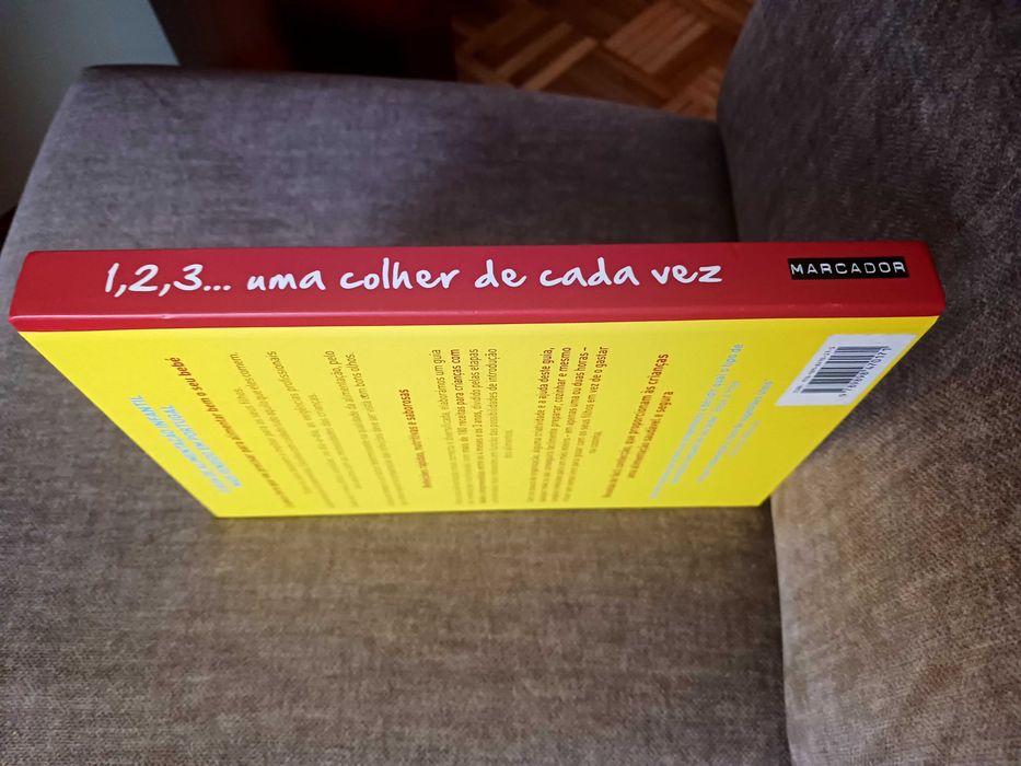 Livro "1, 2, 3 uma colher de cada vez" NOVO