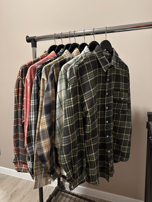 Нова  сорочка в клітинку оверсайз  клітчаста рубашка в клетку