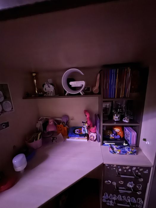 Ліжко-чердак, стіл+ шкаф пенал. Кровать чердак,дитяче ліжко з матрацом