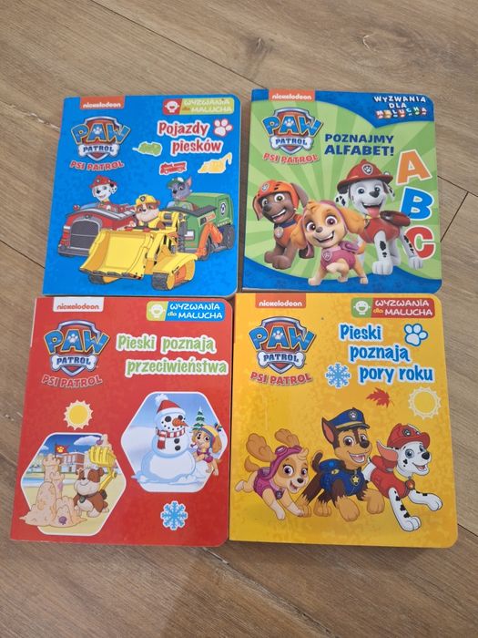 Zestaw książeczek psi patrol