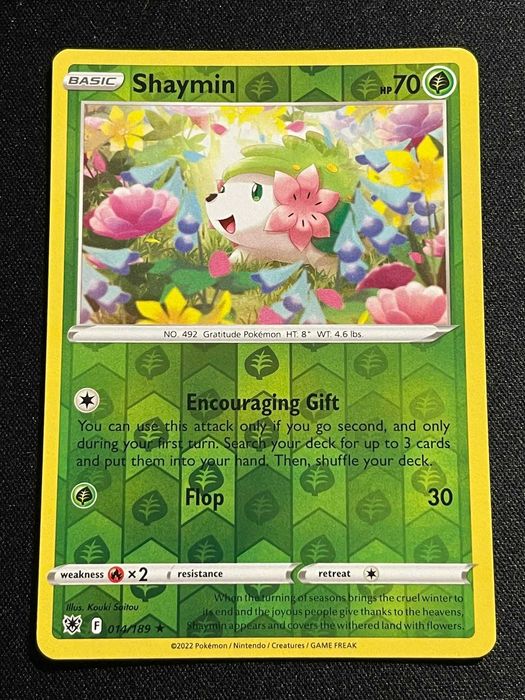 Carta Pokémon Shaymin 14/189 Astral Radiance