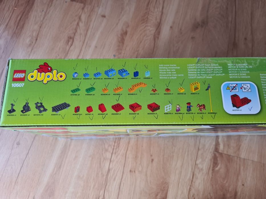 Lego duplo 10507 mój pierwszy pociąg