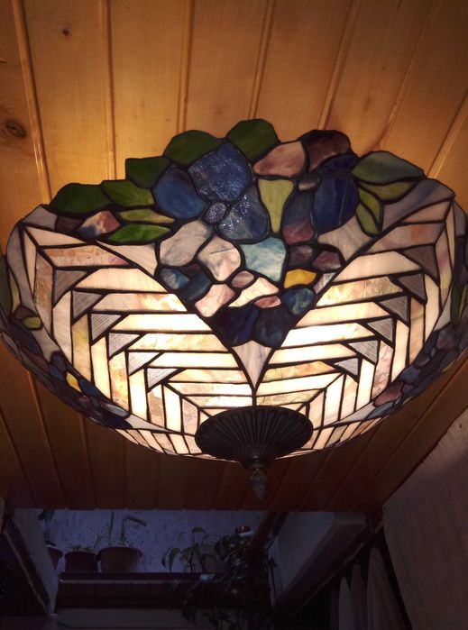 Plafon witrażowy. Bydgoszcz. Szwederowo.