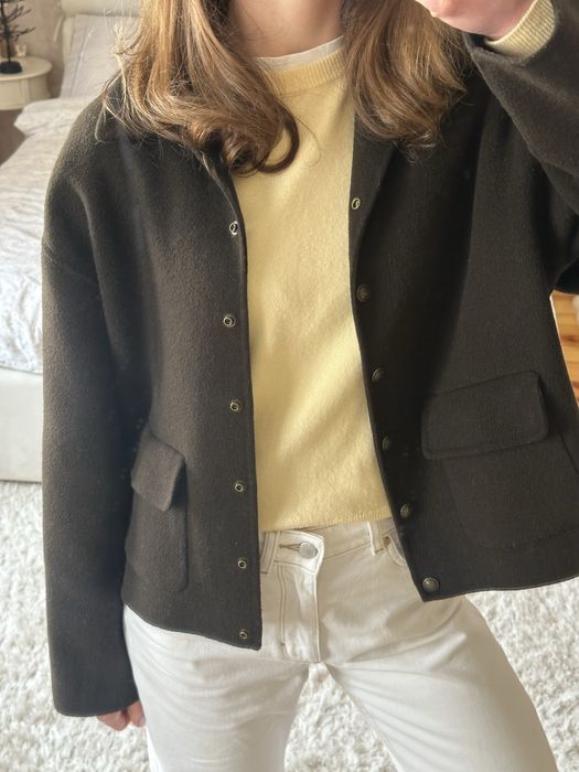 шерстяний жакет Massimo Dutti