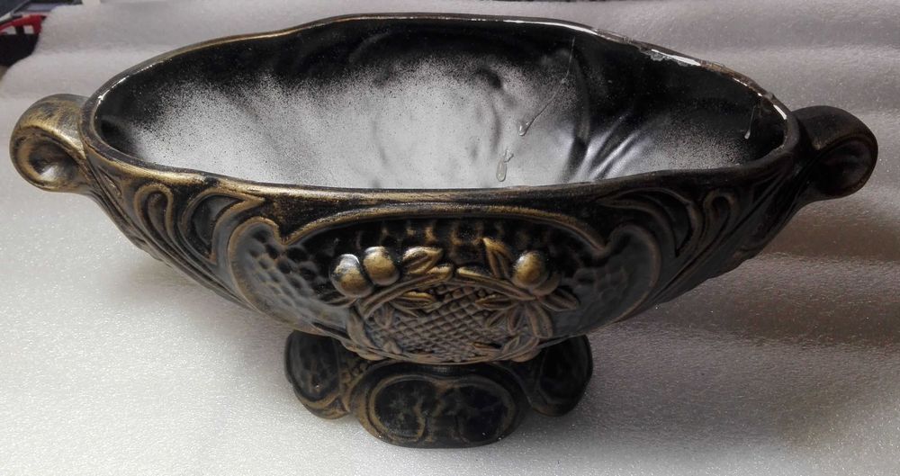 Vaso oval decorativo