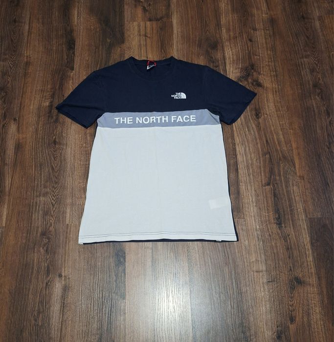 чоловіча унікальна футболка The North Face з великим лого оригінал