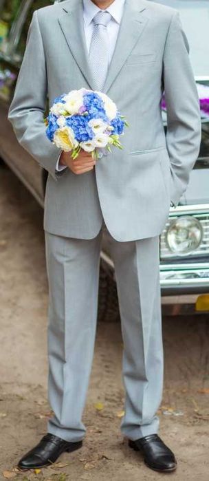 "Voronin" Чоловічий світло сірий костюм