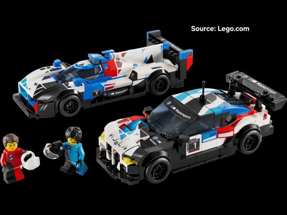 ENVIO GRATIS-LEGO 76922 BMW M4 GT3 & BMW M Hybrid V8 (Speed Champions)